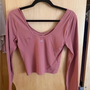 lululemon athletica Mauve Long Sleeve align Women's Top